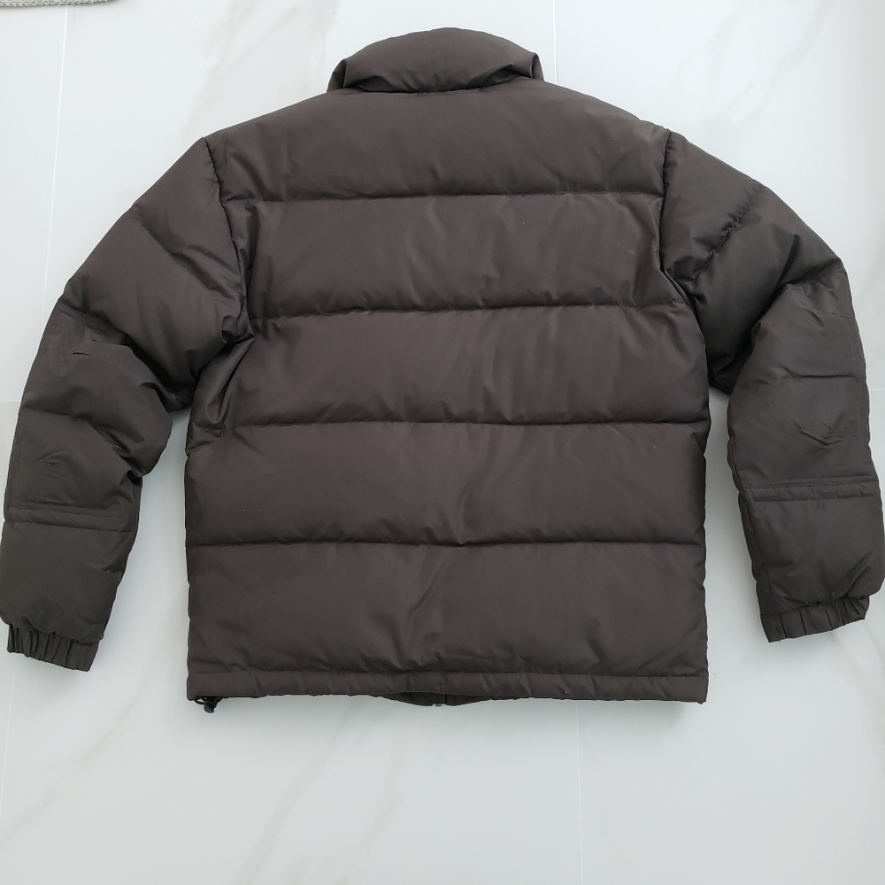 Old Navy Men's Warm Brown Puffer Coat Sz S - Picture 3 of 9